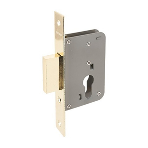 Замок врезной АЛЛЮР 6040 PB латунь