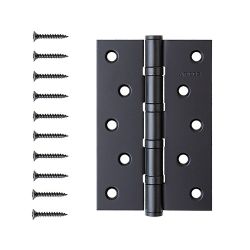 Петля дверная APECS 120x80-B4 Steel BLM черный матовый (1шт)