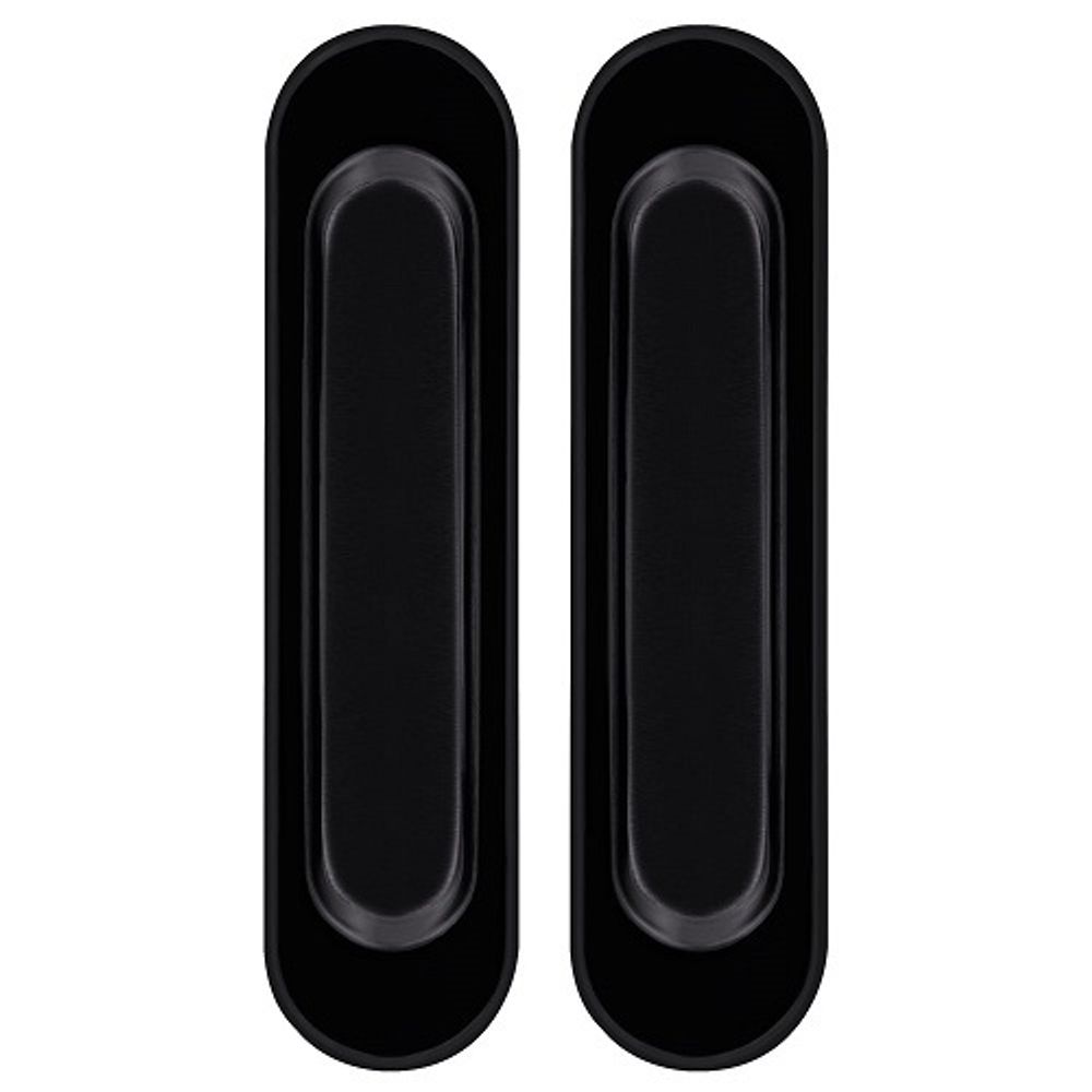 Защелка с ручками для раздвижных дверей PUNTO Soft LINE SL-011 BL черный /43507/