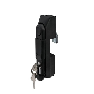 Замок мебельный MS-1848-1KD/P (ригель изогнутый на 8мм, английский ключ)