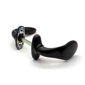 Нажимной гарнитур для ограничения  доступа STUBLINA 1028.00.313 черный матовый (RAL 9005)