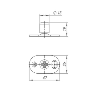 Нижний направляющий ролик ARMADILLO Comfort/Comfort-PRO /43941/