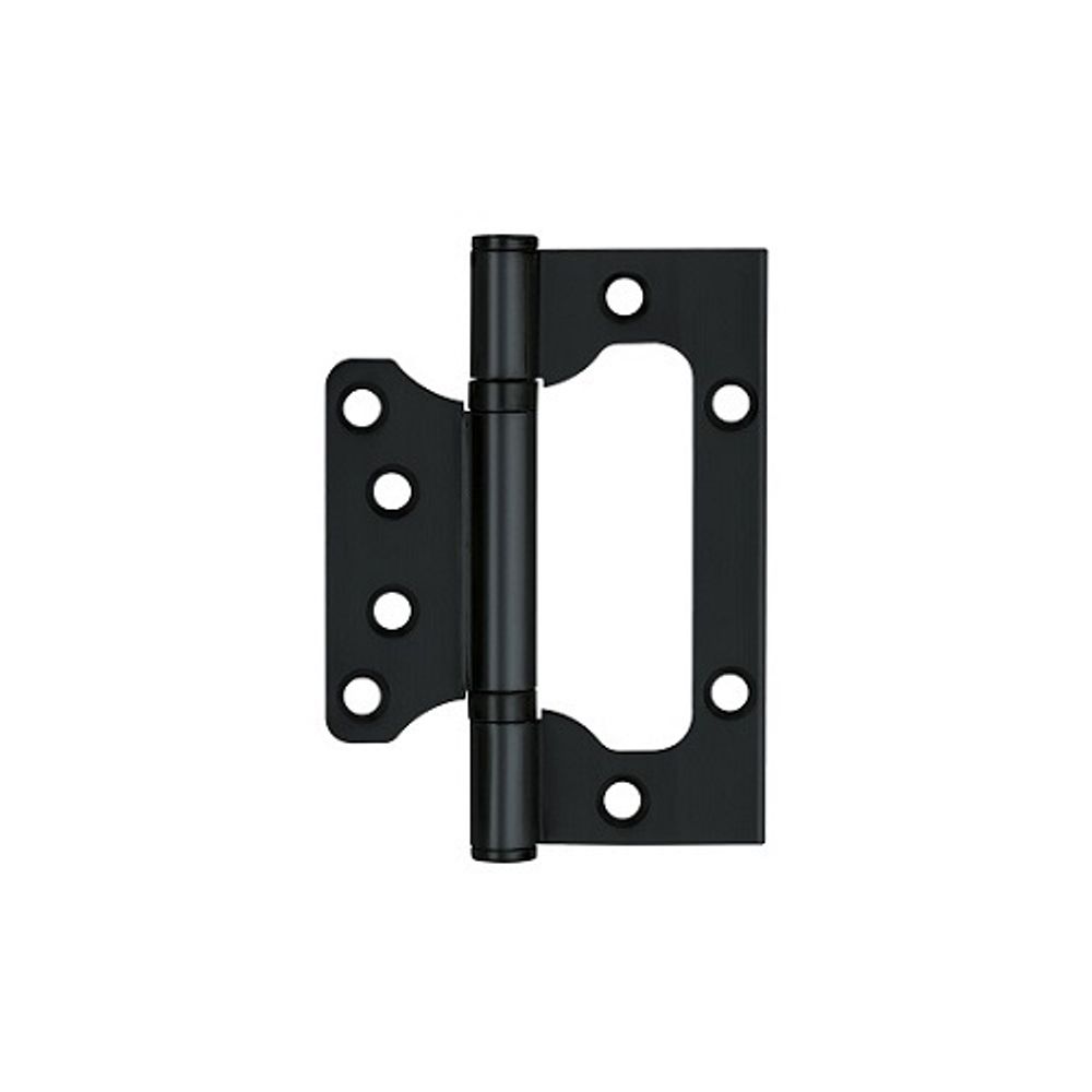 Петля универсальная без врезки AJAX 100/P-2B 100x2,3 BL черный