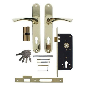 Замок врезной FUARO SET F9011 GP золото /30633/