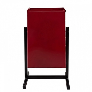 Урна квадратная (бордовая)