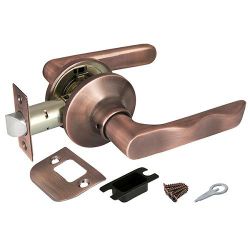 Ручка защелка PUNTO 6024 AC-P (без фик.) медь /36825/