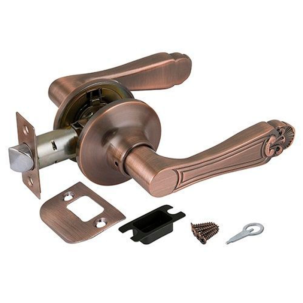 Ручка защелка PUNTO 6037 AC-P (без фик.) медь /36869/