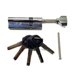 Цилиндровый механизм со штоком ЗАМКОФФ 85 (50+10+25) хром