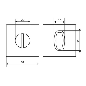 Ручка поворотная ABRISS BK 5005 MBP черный матовый