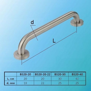 Ручка скоба MSM BS20-30 SN мат.никель