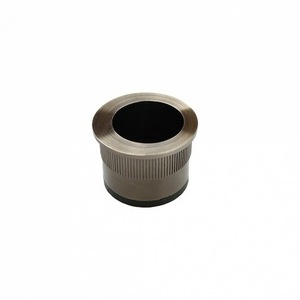 Торцевой захват для раздвижных дверей RENZ INSDH-F 01 AB бронза