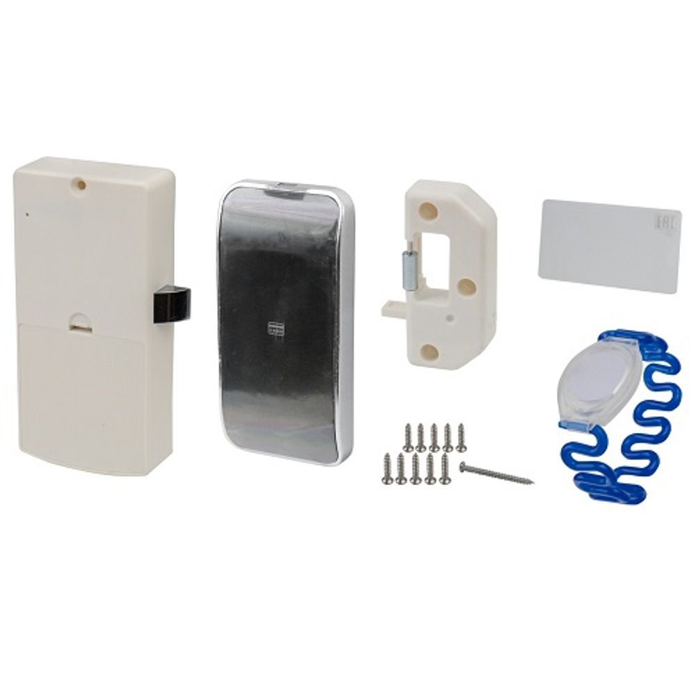 Замок мебельный электронный TAB ID-003 ключ синий