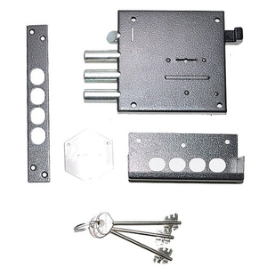 Замок накладной сувальдный с защелкой KERBEROS 110.11.013 3кл