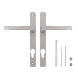 Ручка на планке PUNTO HANDLE.85.25.67-75 RAL 9006 серый /60801/