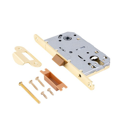 Замок врезной Code Deco 5300-P-G золото