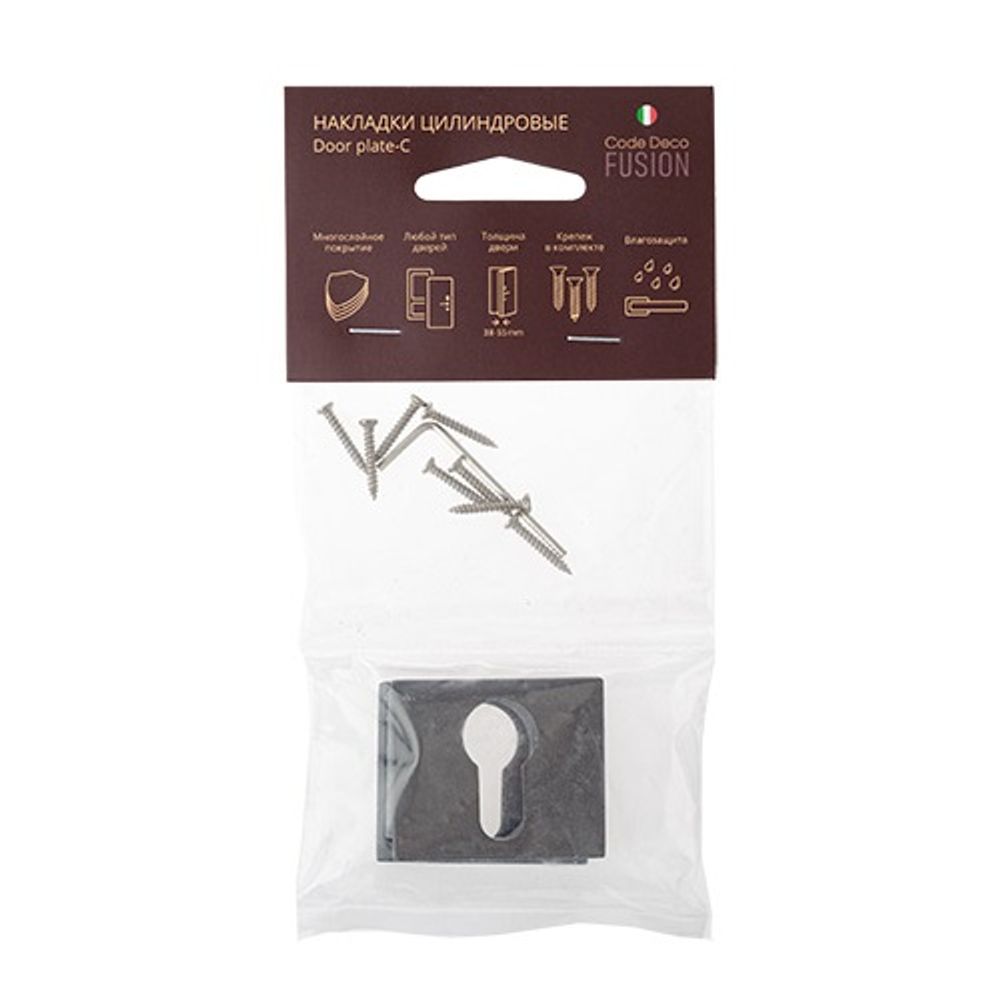 Накладки цилиндровые Code Deco Fusion DP-C-100 GRF графит