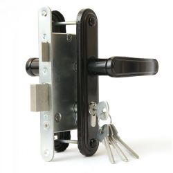 Замок врезной ЗЕНИТ ЗВ4-3.03 черный