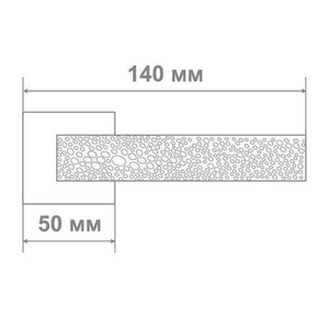Ручка дверная Leo L3674-30 ANTIQUE SILVER антич.серебро