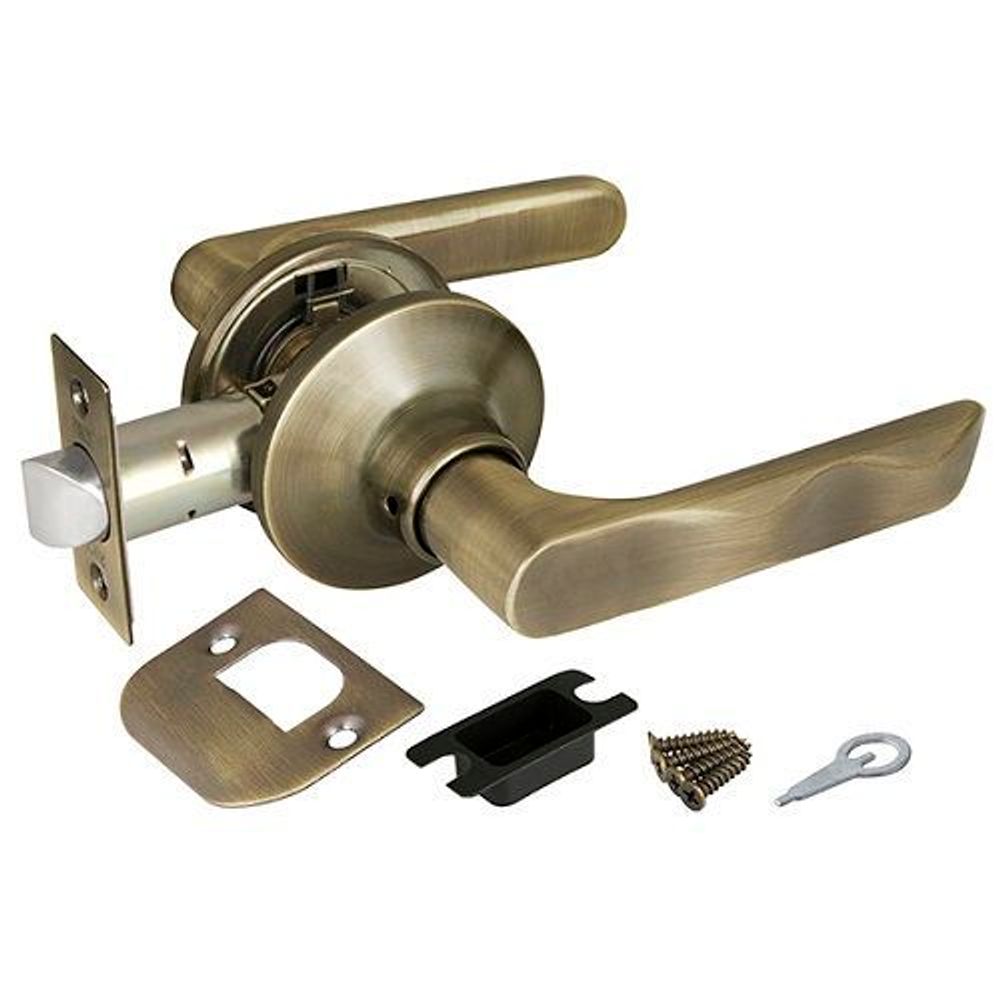 Ручка защелка PUNTO 6024 AB-P (без фик.) бронза /36803/