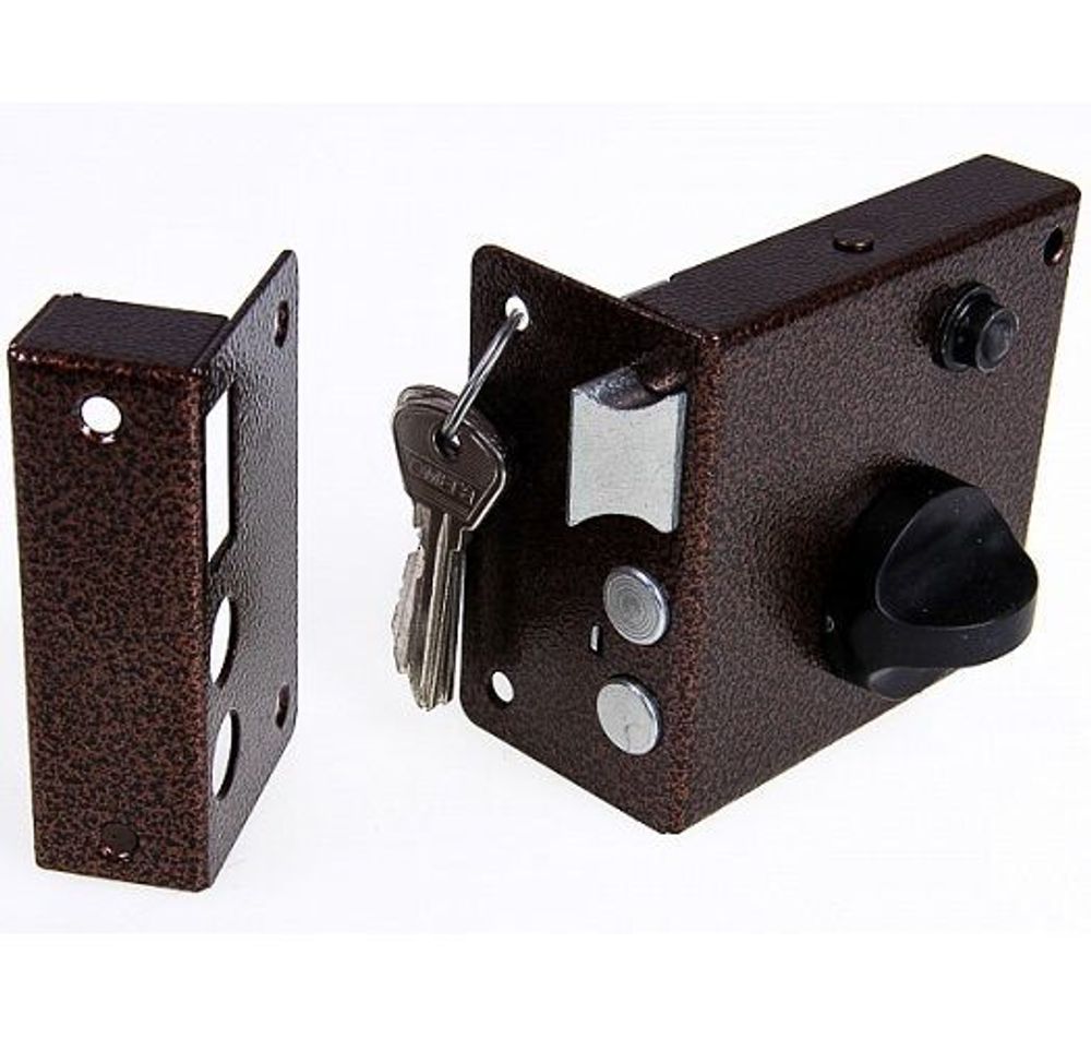 Замок накладной ЗН3 медь ОМЕГА