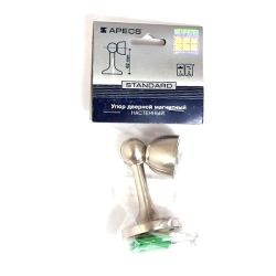 Упор дверной магнитный APECS DS-2761-M NIS сатин