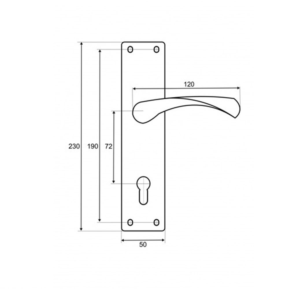Ручки на планке VETTORE 72.323-4 AB бронза