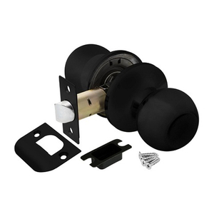 Ручка защелка AJAX 6082 BL-P (без фик.) черный /44447/