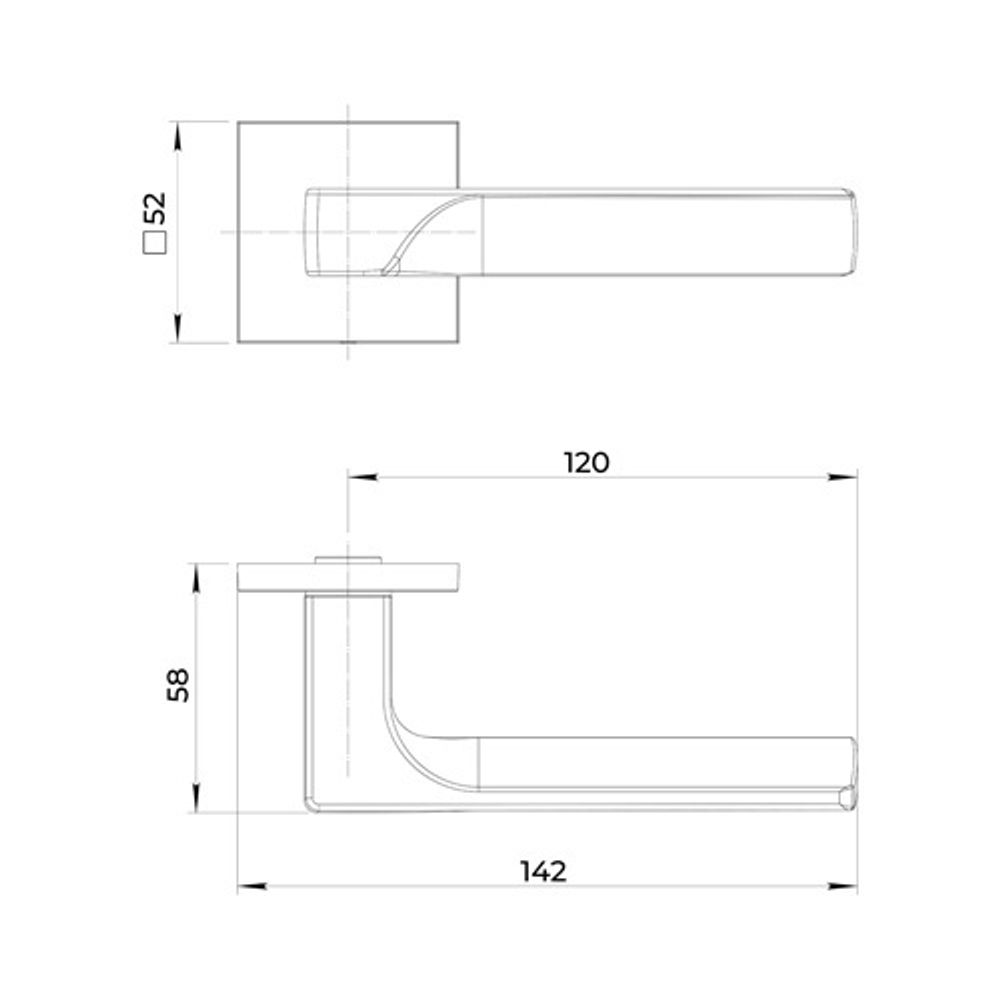 Ручка раздельная AJAX ALETTO JS SSG-39 сатин.золото /60043/