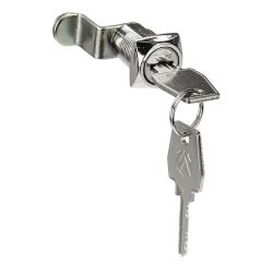 Замок почтовый EUROLOCK 0802 20мм 90гр. ригель изогнут на 15мм 2кл.