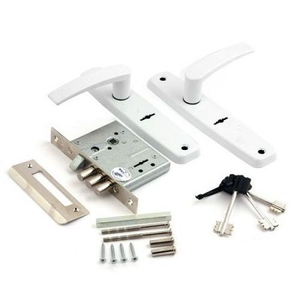 Замок врезной ПРОСАМ ЗВ9-8/13 3риг, белый