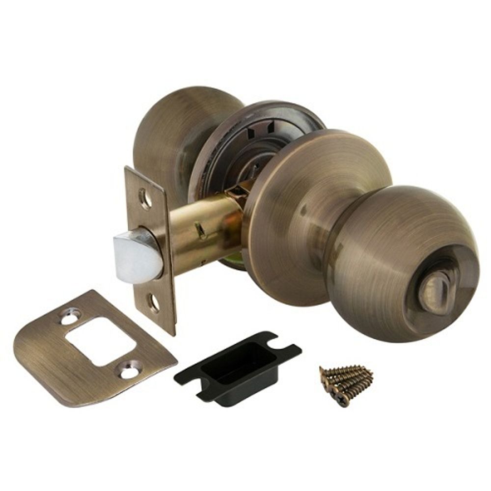 Ручка защелка AJAX 6082 AB-B (фик.) бронза /44417/