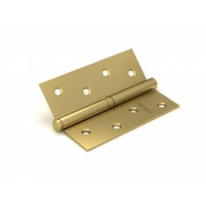 Петля дверная съемная FUARO 413-4 100х75х2,5 SB L мат.золото левая /18153/ (1 шт)