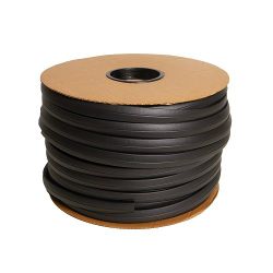 Уплотнитель FUARO без клеевой основы D-12/10 мм черный, 150м /47787/