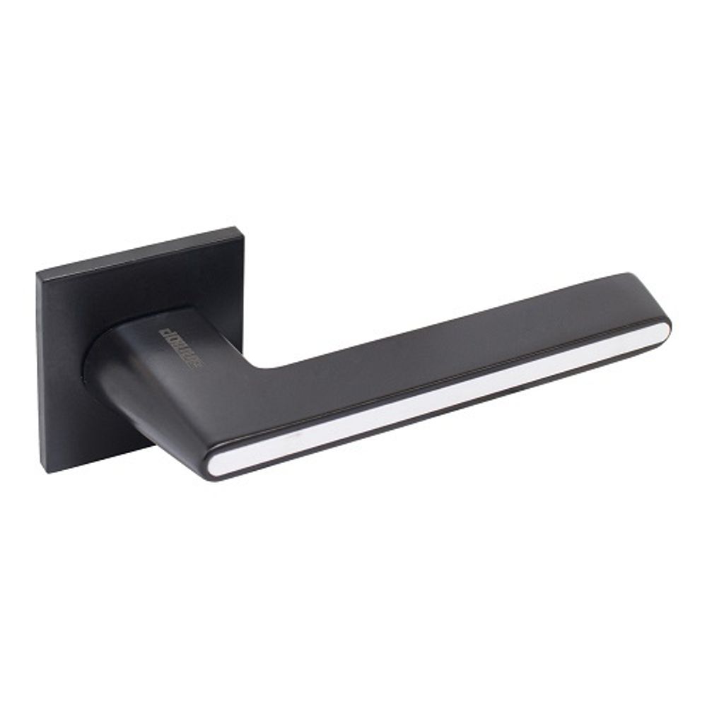 Ручка раздельная АЛЛЮР АРТ АДЕЛЬ BL/W мат.черный/белый