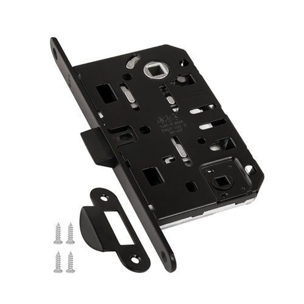 Замок межкомнатный AGB WC MEDIANA EV B01102.50.93.567 (черный) /36549/