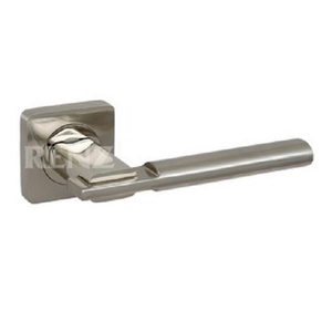 Ручка дверная PUERTO AL 523-02 SN/NP (матовый никель/никель блестящий)