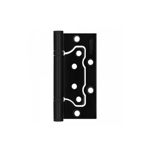 Петля универсальная без врезки PUNTO 200-2B 100x2,5 BL черный /43133/ (1 шт)