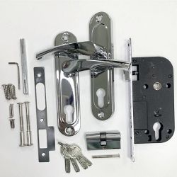 Замок врезной VETTORE 1523/60 CP хром