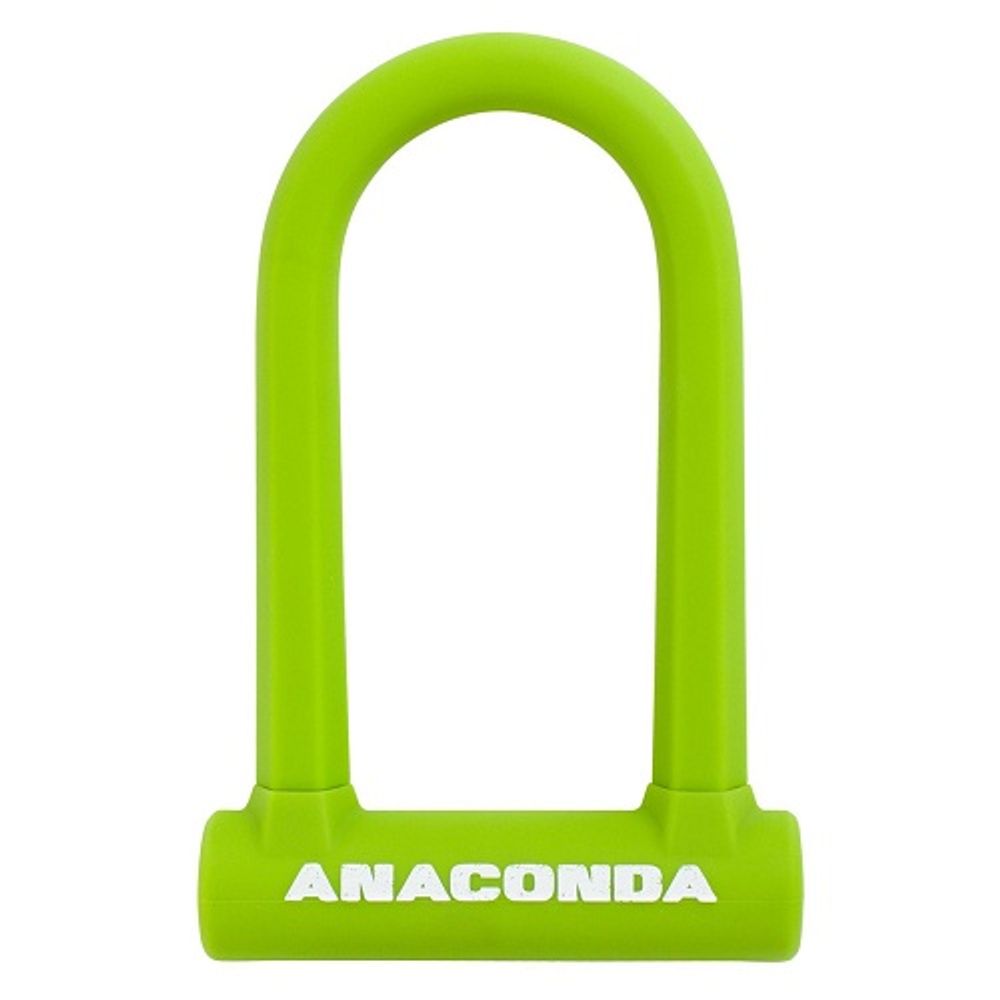 Замок навесной всепогодный АВАНГАРД АНАКОНДА Т608 ЗЕЛЕНЫЙ с креплением на раму (силикон)