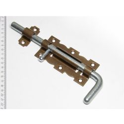 Задвижка дверная НОЭЗ ЗД-110-Гб бр.металлик/цинк