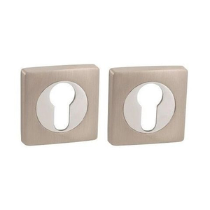 Накладка под цилиндр PUNTO ET ZQ SN/CP-3 мат.никель/хром /41061/