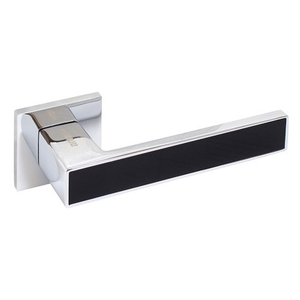 Ручка раздельная АЛЛЮР АРТ ЛАНА CP/BL хром/черный