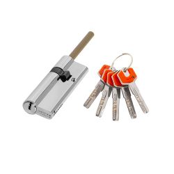 Цилиндровый механизм со штоком FUARO D-PROTERM507/90 (55+10+25) термошток 8х65мм ХРОМ 5 кл. /48949/