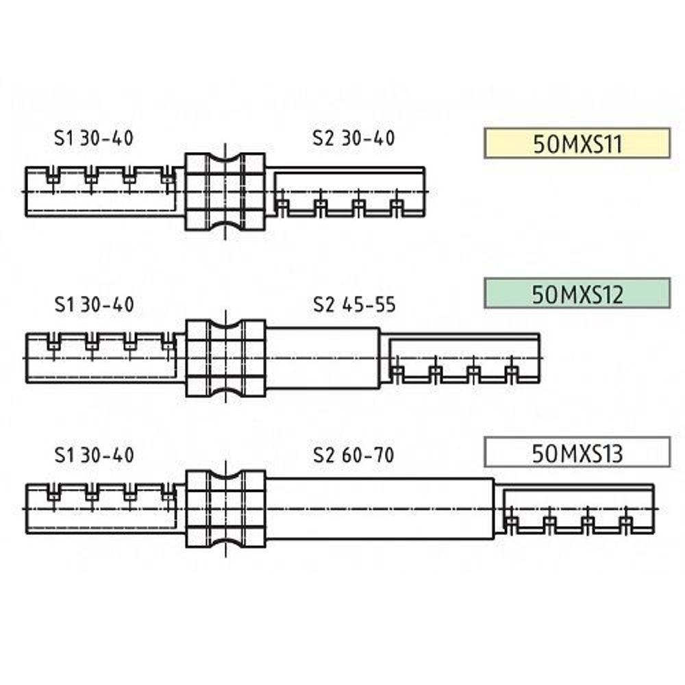 Сердечник цилиндра ABUS S1 45-55 S2 45-55 50MXS14