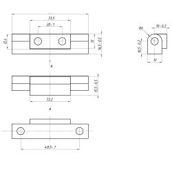 Петля боковая 393