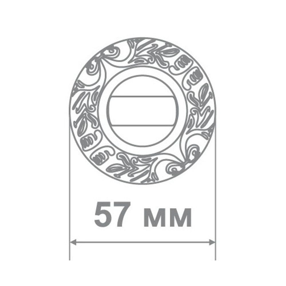 Накладка дверная Locker Q58 BAT GPW бежевый/золото