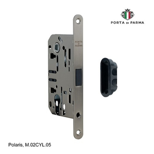 Замок врезной магнитный под цилиндр PORTA DI PARMA Polaris GR графит