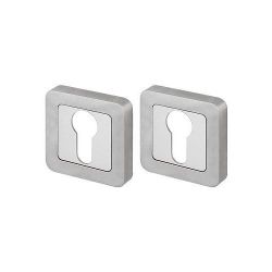 Накладка под цилиндр FUARO ET XM SSC/CP-16 сатин.хром/хром /39917/