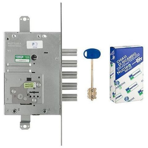 Замок врезной сувальдный MOTTURA 52.J525M My Key D (правый), уст.ключ, ключ 40 мм /33403/