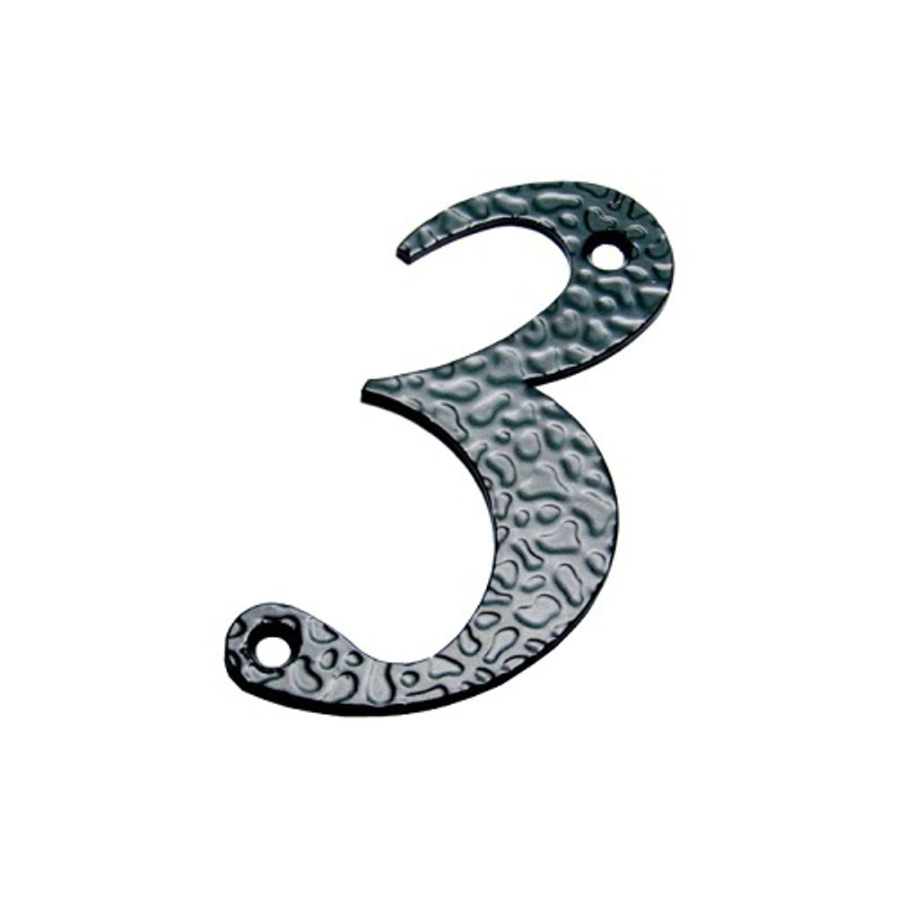 Цифра дверная НОЭЗ 3-110-S черный